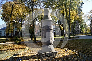 Poland: Konin Pillar, Milestone  photo