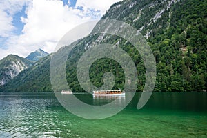 Koningssee lake in German Alps