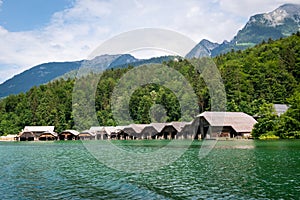 Koningssee lake in German Alps