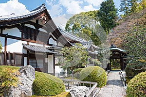 Konkaikomyo-ji Temple in Kyoto, Japan. The Temple originally built in 1175 and also known as Kurodani