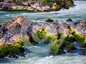 Konpapeng Waterfall in Laos