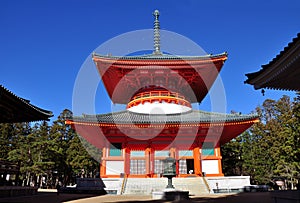 Konpon Daito Pagoda, Koyasan, Japan