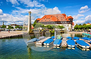 Konstanz, Germany, a port town on Lake Constance