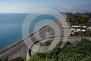 Konyaalti Beach in Antalya City, Turkiye