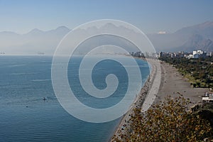 Konyaalti Beach in Antalya City, Turkiye