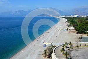 Konyaalti Beach, Antalya in Turkey