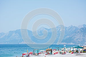 Konyaalti beach, Antalya, Turkey,
