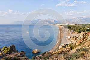 Konyaalti Beach in Antalya in Turkey