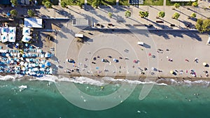 Konyaalti Beach in Antalya. Turkey. Aerial View