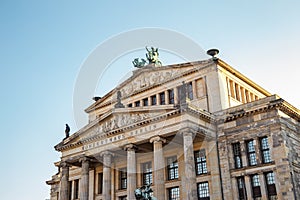 Konzerthaus Berlin concert hall on Gendarmenmarkt square in Berlin, Germany