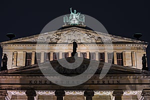 Konzerthaus Berlin concert hall in the Gendarmenmarkt square in Berlin, Germany