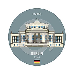 Konzerthaus in Berlin, Germany. Architectural symbols of European cities