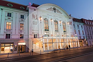 Konzerthaus Vienna at night photo