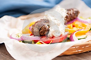 koobideh ground lamb wrap