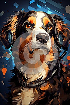 Kooikerhondje\'s Neon Reverie