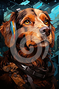 Kooikerhondje\'s Neon Reverie