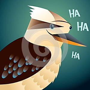 Kookaburra portrait