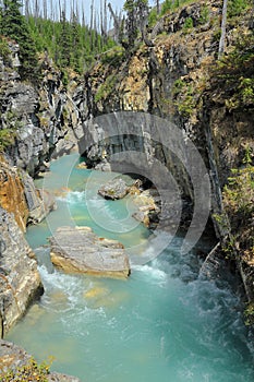 Kootenay National Park, Marble Canyon in the Canadian Rocky Mountains, British Columbia, Canada