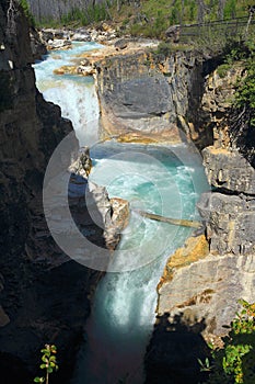 Kootenay National Park with Waterfalls at Marble Canyon, British Columbia, Canada