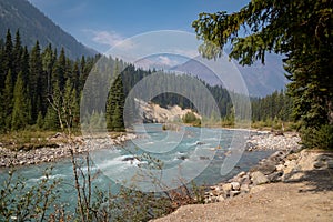 Rockies river scene