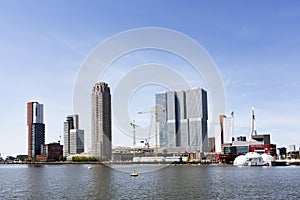 Kop van Zuid district in Rotterdam