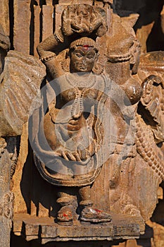 Kopeshwar temple. Carved exterior view. Khidrapur, Kolhapur, Maharashtra, India