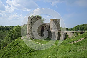 Koporye fortress in the summer landscape. Leningrad region