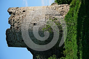 Koporye fortress in summer. monument of Russian medieval defensive architecture