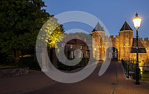 Koppelpoort Amersfoort with Lamp Posts