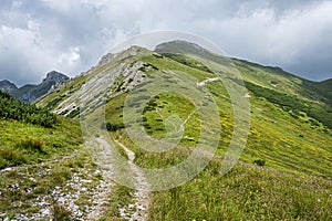 Kopske saddle, Belianske Tatras mountain, Slovakia