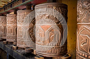 Kora Prayer wheels