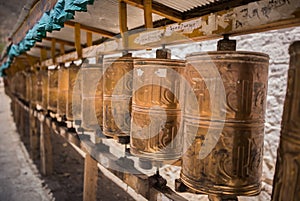 Kora Prayer wheels