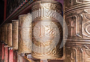 Kora Prayer wheels