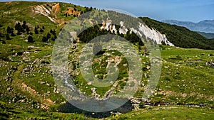 The Korab Mountain Range. The Korab-Koritnik Nature Park. Albania. Beautiful European travel destination