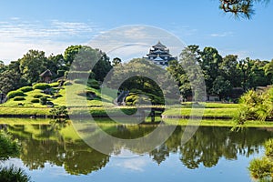 Korakuen Gardens located in Okayama city