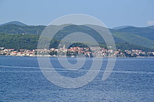 Korcula town and island in Dalmatia, Croatia