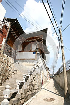 Korea Bukchon Hanok Village photo