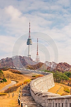 Korea,Namsan Tower in Seoul,South Korea.