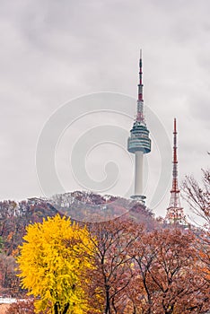 Korea,Namsan Tower in Seoul,South Korea