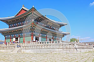 Korea Seoul Gyeongbokgung Palace, Geunjeongjeon