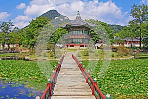 Korea Seoul Gyeongbokgung Palace, Hyangwonjeong