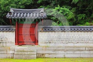 Korea Traditional Architecture Wall