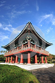 Korea traditional building,Jeju Volcanic Island