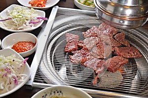 Korean BBQ assort meat