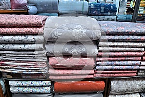 Korean bedding store in Seoul photo