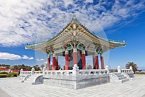 Korean Bell of Friendship pagoda in San Pedro