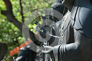 Buddha Statue hand seal - mudra - Korean Buddhist temple