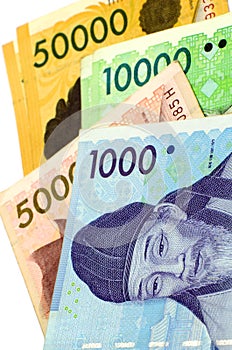 Korean Currency.