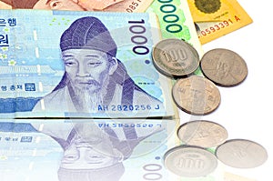 Korean Currency.