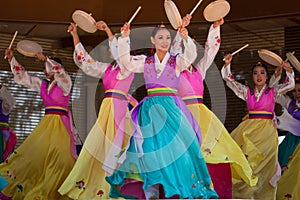 Korean dancers